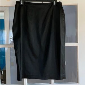 Black pencil skirt